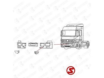 New Cab and interior for Truck Mercedes-Benz Bumper plastic actros mp2 links: picture 2