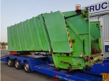 Garbage truck body for transportation of garbage Faun Müllwagen Müllwagen Aufbau  mit 80-1.1 Schüttung: picture 1