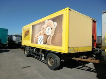 Closed box trailer Baranyai Anhängewagen Kofferaufbau mit Hebebühne Fahrschulfahrzeug: picture 1