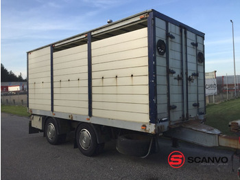 HFR 6,2 mtr dyrelad med læsserampe - Closed box trailer