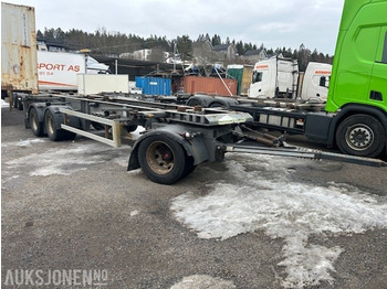  2018 HFR 3 AXLE FULL TRAILER CONTAINERHENGER - Container transporter/ Swap body trailer