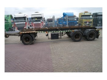 GS Meppel 3 AXLE ** CONTAINER TRAILER - Container transporter/ Swap body trailer