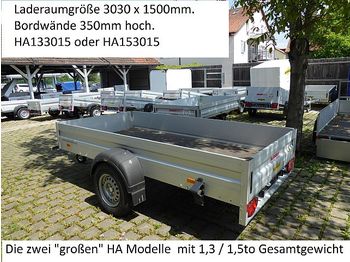 New Car trailer Humbaur - HA133015 Einachser gebremst 1,3to: picture 1