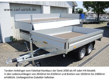 New Car trailer Humbaur - HN303121 Tandemanhänger 3,0to Hochlader: picture 1