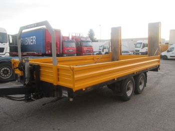  Humer Tandemtieflader, verstellbare Deichsel - Low loader trailer