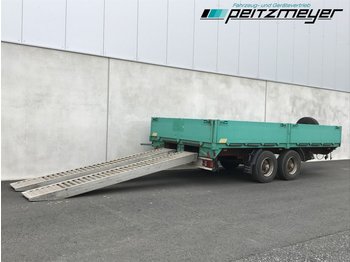 KRUKENMEIER Tandemanhänger ZPP80 mit Einschieberampen - Low loader trailer