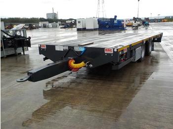 Dropside/ Flatbed trailer Unused 2020 MAC DF2-17 Twin Axle Draw Bar Flat Bed Trailer: picture 1
