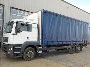 Curtain side truck 2007 MAN TGA26.320: picture 1