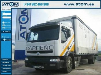 Renault 250.16 4x2 - Curtain side truck