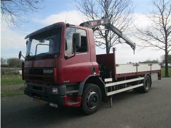 Cab chassis truck DAF 65.210 4X2 MANUAL EURO 2 WITH HIAB 071A: picture 1