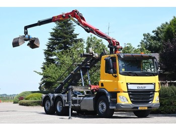 Skip loader truck DAF CF 370 FAN !!Z-KRAAN/KABEL/CONTAINER!!2016/!!60tkm!!!: picture 1