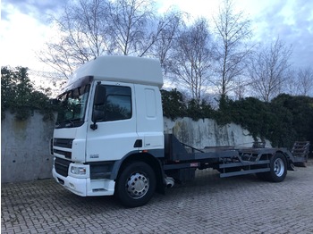Dropside/ Flatbed truck for transportation of heavy machinery DAF CF 75 Machinetransporter: picture 1