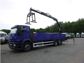 Dropside/ Flatbed truck Iveco AD260S31Y/PS 6X2 RHD + Hiab XS144 B-2 Duo: picture 1