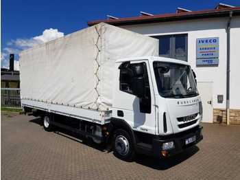 Curtain side truck Iveco Eurocargo ML75E18 Pritsche/Plane + LBW: picture 1
