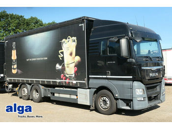 Beverage truck MAN 26.480 TGX LL 6x2,Pritsche-Plane,LBW/AHK/Klima: picture 1
