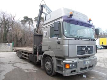 Dropside/ Flatbed truck for transportation of heavy machinery MAN Silent 26.343: picture 1