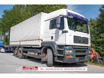 Curtain side truck MAN TGA  26.440 6x2-2 LL Pritsche Plane m. LBW EURO4: picture 1