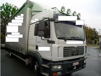 Curtain side truck MAN TGL 12.240  Top LBW 1500Kg Reifen 70% 7,20 Länge: picture 1