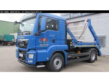 Skip loader truck MAN TGS 18.500 4x2 BL Meiller AK 12 MT: picture 1