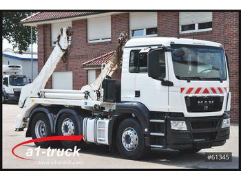 Skip loader truck MAN TGS 26.360 BL Meiller AK 16T: picture 1