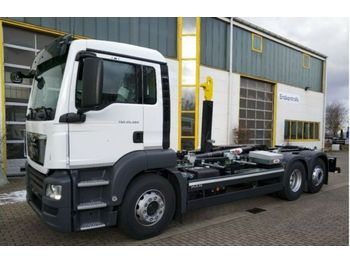 New Hook lift truck MAN TGS 26.470 / 6X2 Retarder/lenk-Achse/Euro6d: picture 1