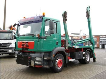 Skip loader truck MAN TG-M 18.290 4x2 BL Absetzkipper Meiller: picture 1