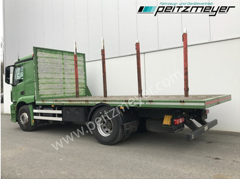 MERCEDES-BENZ Actros 1843 LL Plateau Steckrungen für Holztransport - Timber truck: picture 3