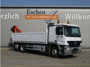Dropside/ Flatbed truck Mercedes-Benz 2532 L Pritsche / Kran: picture 1
