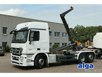Hook lift truck Mercedes-Benz 2544 L Actros 6x2, Meiller 20.65, Klima, Liege: picture 1