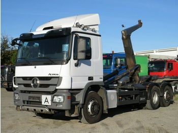 Hook lift truck Mercedes-Benz Actros 2541 L6x2 Abrollkipper Meiller, Lift+Lenk: picture 1