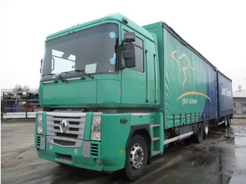 Curtain side truck Renault MAGNUM 460 DXI RETARDER: picture 1