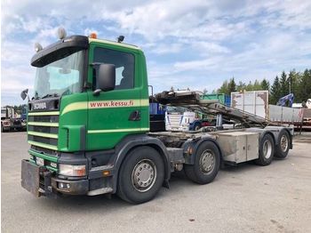 Container transporter/ Swap body truck SCANIA P124 420: picture 1