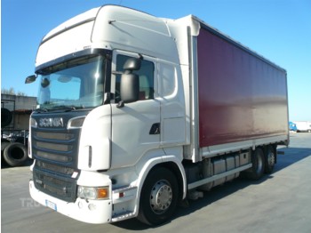 Curtain side truck SCANIA R500: picture 1