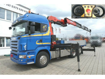 Dropside/ Flatbed truck Scania R 500 L 6x2 Pritsche Kran Schalter,V8 Motor ,Eff: picture 1