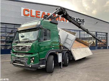 Volvo FMX 460 8x2 Hiab 24 ton/meter laadkraan (bouwjaar 2016) - Tipper, Crane truck: picture 1