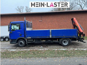 MAN TGL 8.210 Palfinger PK 6501 14m 440kg, 5+6 St. F  - Dropside/ Flatbed truck: picture 4